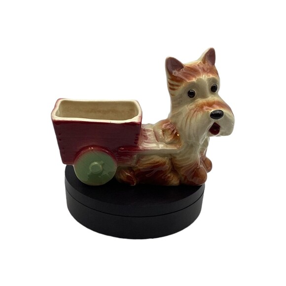 Scottish Terrier Scottie Dog Vintage Air Plant Planter - Picture 1 of 5